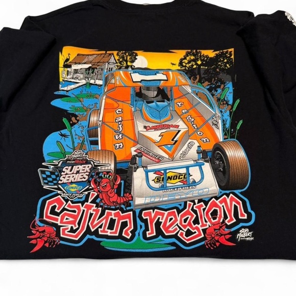 Cajun Region Super Series Racing Tee Graphic Sunoco T-Shirt - Picture 5 of 6